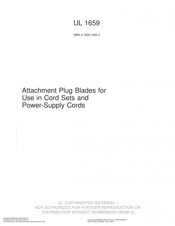 UL 1659 PDF UL 1659 PDF